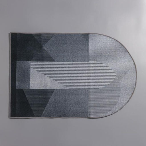 Коврик для ванной Доляна Лира, 5080 см, цвет серый  фото 2