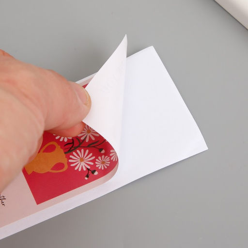 Наклейка - открытка бумага Спасибо. Ромашки в вазе, набор 50 шт., 10?5 см