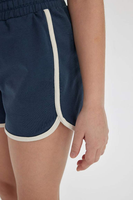 Базовые шорты для девочек - Defacto фото 5