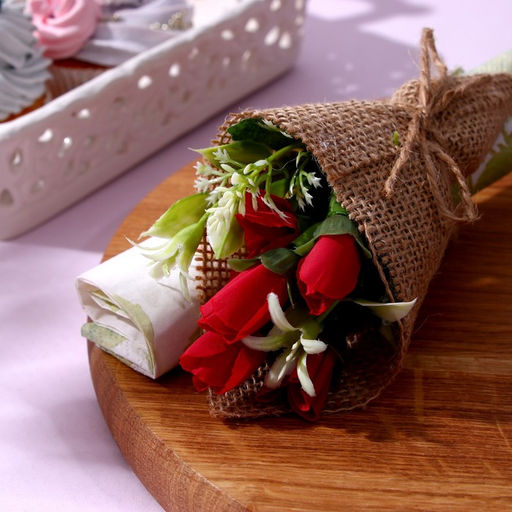 Набор для украшения: топпер С днём рождения 1 шт, кольцо для салфеток 1 шт, МИКС - Страна карнавалия фото 6