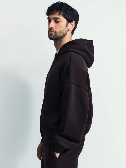 Худи relax fit на молнии / Zarina