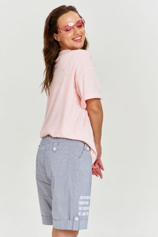 Футболка AVE RARA 2233 розовый_меланж  фото 2