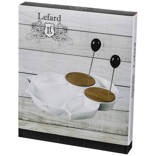 МЕНАЖНИЦА LEFARD 16.5*20*2 СМ + 2 МЕТАЛЛИЧЕСКИЕ ВИЛОЧКИ  фото 2