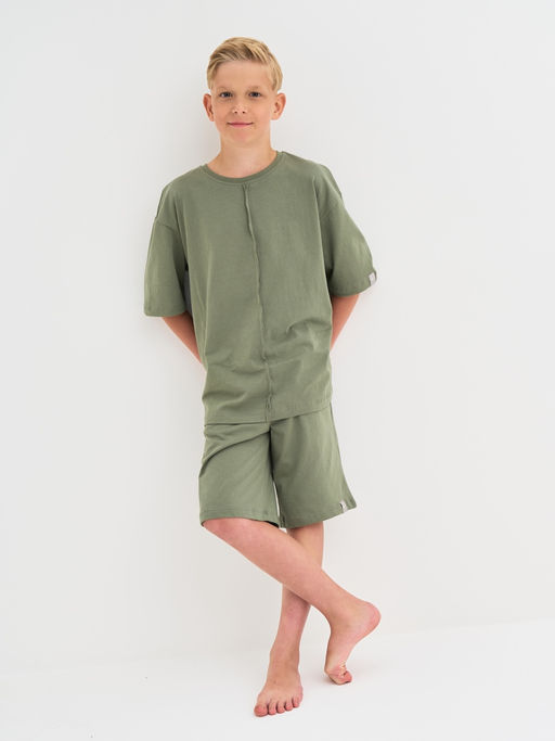 Пижама для мальчика цвета хаки - Kogankids фото 5