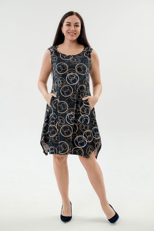 Платье женское из кулирки Кэтрин кольца - Амадэль фото 10