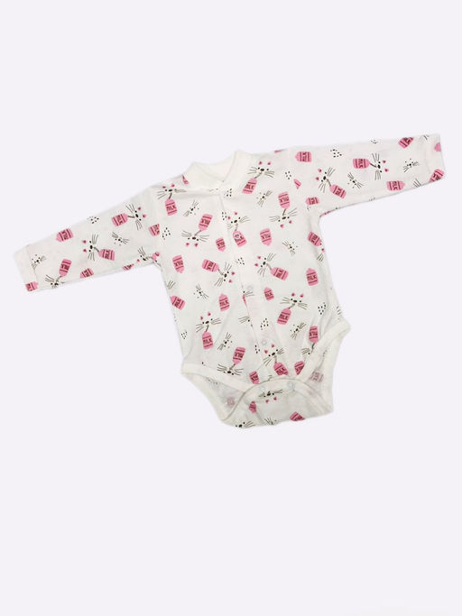 Боди супрем с длинным рукавом, арт.C-BD132-SU, MILK розовый