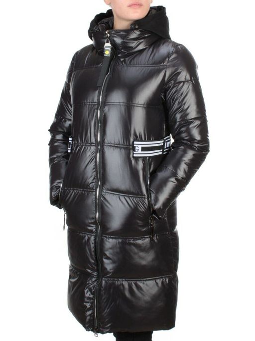 2193 BLACK Куртка зимняя женская AIKESDFRS (200 гр. холлофайбера) - Fashion фото 3