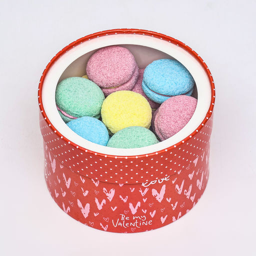 Коробка для макарун тубус с окном  With love!  16 х 16 х 9 см - Simaland фото 2