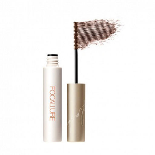 FOCALLURE Термо Тушь для ресниц Longlash Waterproof Mascara тон 02 коричневый, 6 г
