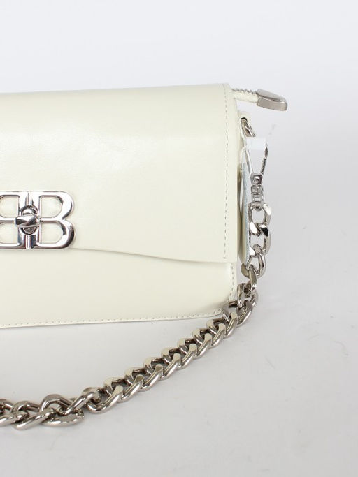 Сумка женская натуральная кожа GU 2066-6756, 1отд, плечевой ремень, белый SALE 261163 - Adelia фото 4