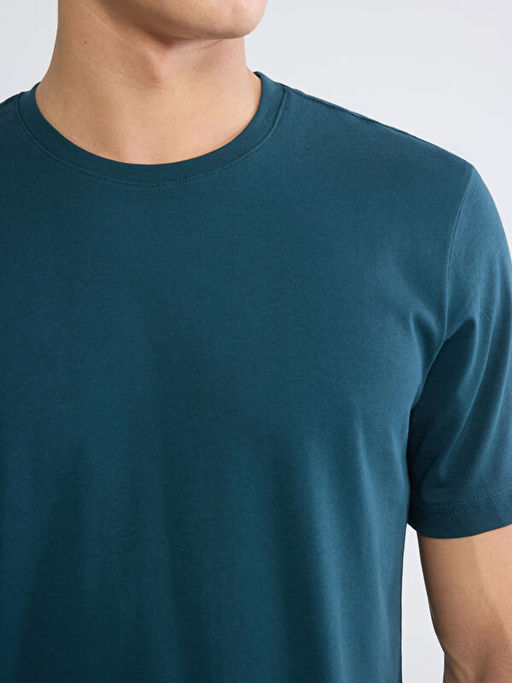 Bisiklet Yaka Penye Erkek Ti??rt