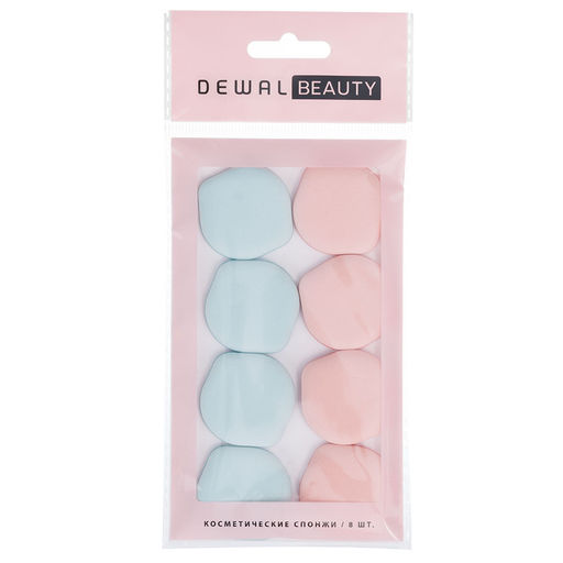 Набор мини спонжей для нанесения макияжа, 8шт/уп DEWAL BEAUTY NLP-3538
