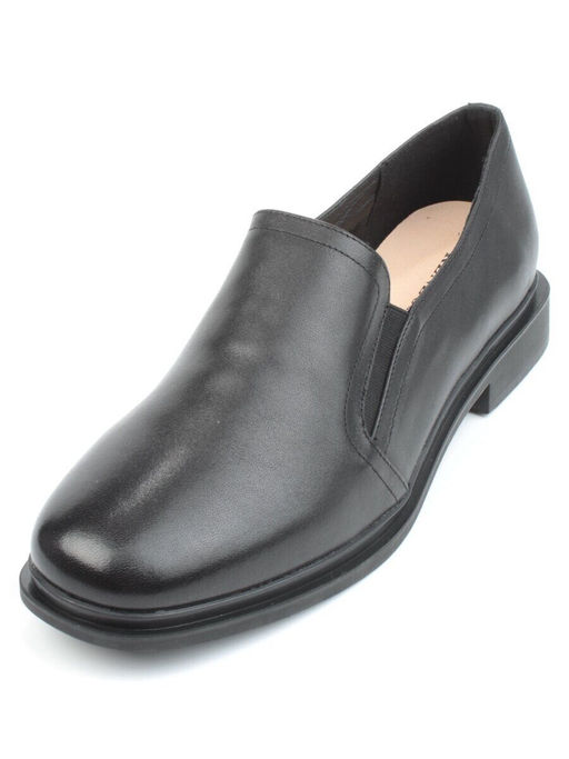 03-DCO100-1P BLACK Лоферы женские (натуральная кожа) - Фабричный китай фото 5