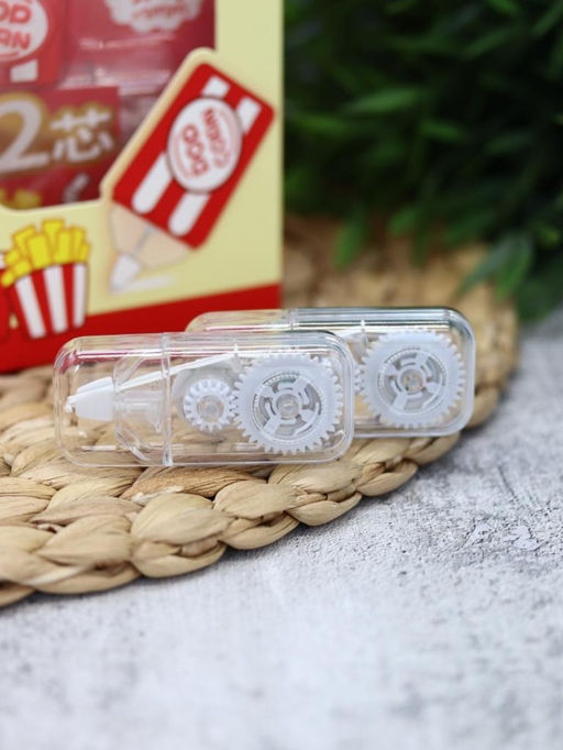 Корректор "French fries", red + 2 сменных блока, шоу-бокс 8 шт.