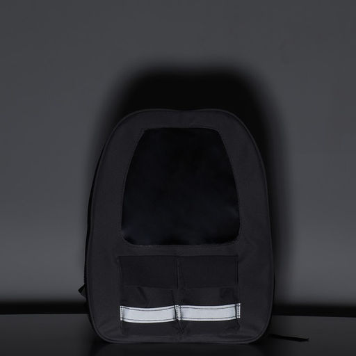 Рюкзак для переноски животных с окном для обзора, серый - Пижон фото 16