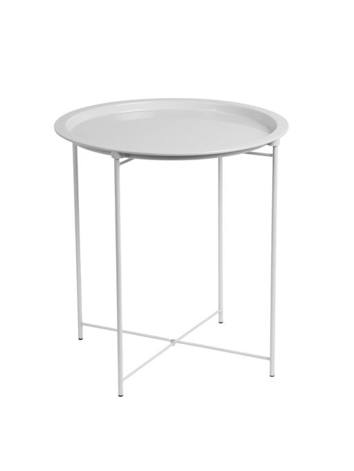Столик журнальный «Клик Мебель», с подносом, 470×470×500 мм, цвет белый