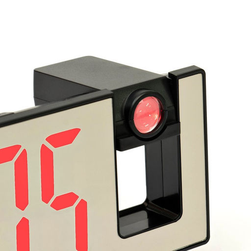 Часы-будильник электронные настольные с проекцией, USB, 18.4×7.5 см, красная индикация