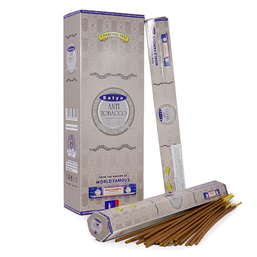 Благовония Satya Hexa Anti Tobacco Антитабак аромапалочки уп-6шт