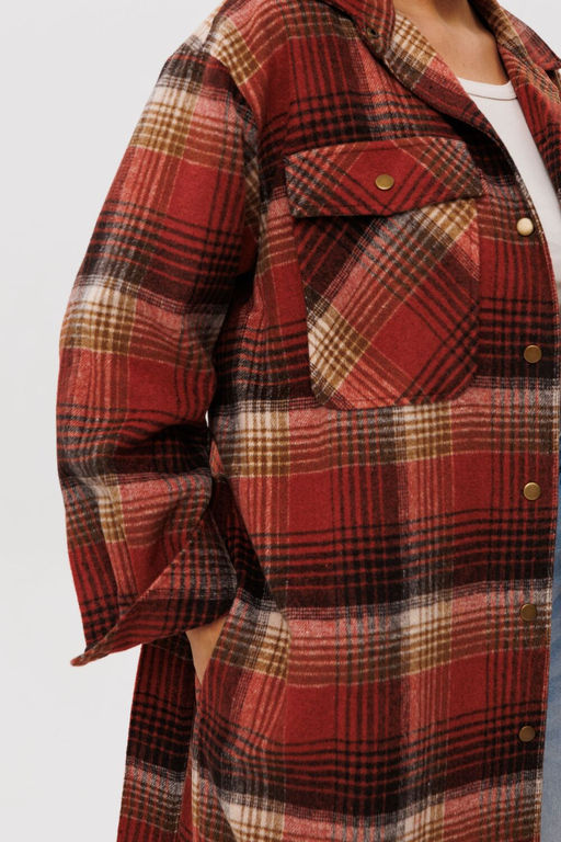 Пальто ANELLI 1338 мускатная тыква  фото 4