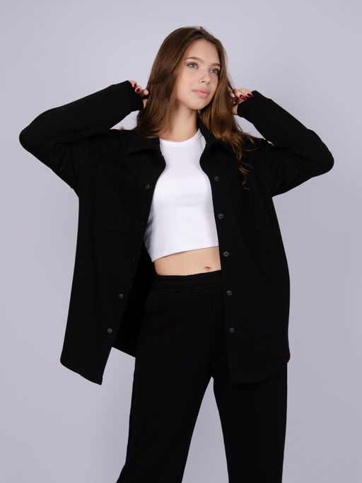 Костюм "Токио" черный, футер петля