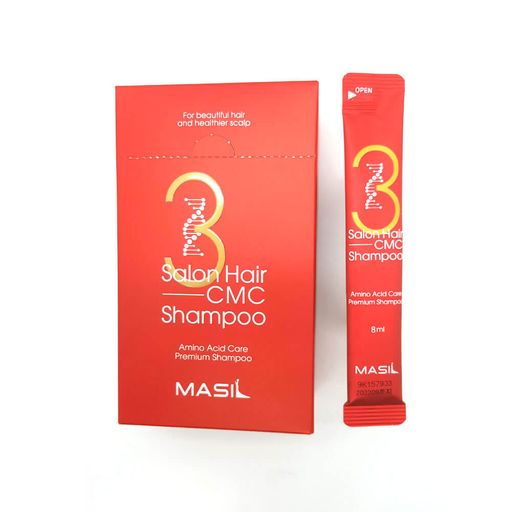 Masil 3 Salon Hair CMC Shampoo, 8ml*20ea - Шампунь с аминокислотами для волос