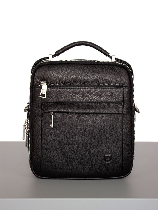 LACCOMA сумка 3765-4-черный натуральная кожа