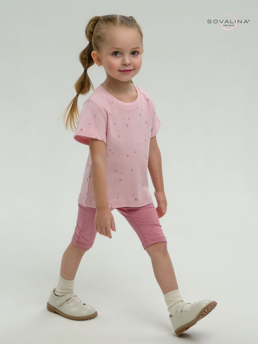 Костюм Актив лиловые сердечки-сухая роза - Sovalina фото 20