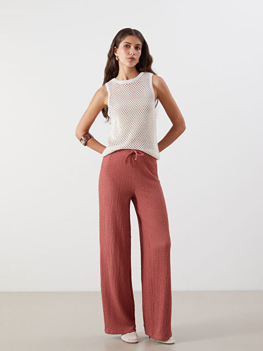 Bisiklet Yaka Ajurlu Kad?n Triko Atlet