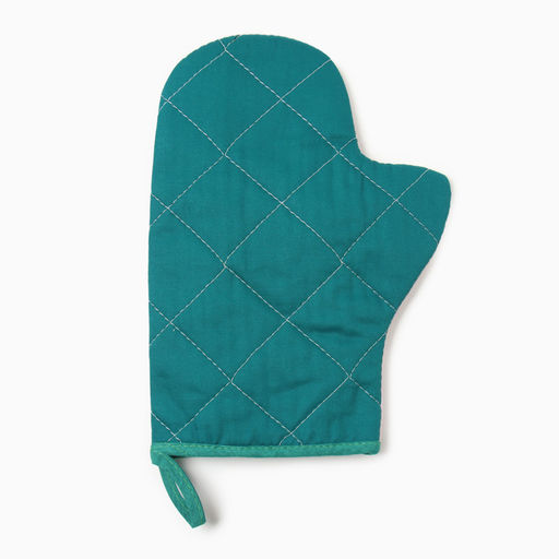 Набор кух. Доляна Live is good: варежка 20х28 см, прихватка 17х17 см, 35% хл, 65% пэ  фото 3