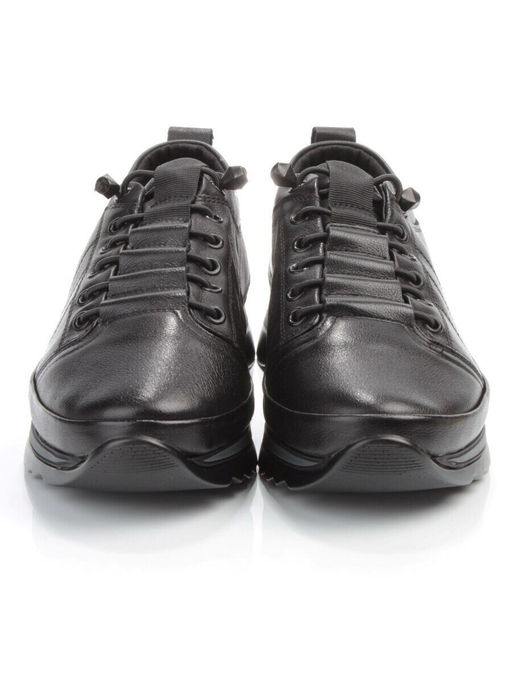 03-5020 BLACK Полуботинки женские (натуральная кожа)