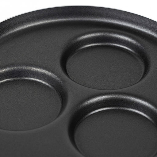 "ХИТ" Сковорода с антипригарным покрытием порционная д24см, h3,2см, s1,8мм Россия)