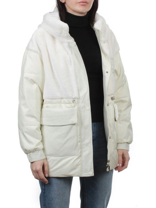 M24-209 MILK Куртка демисезонная женская (100 гр. холлофайбер) - Fashion фото 6