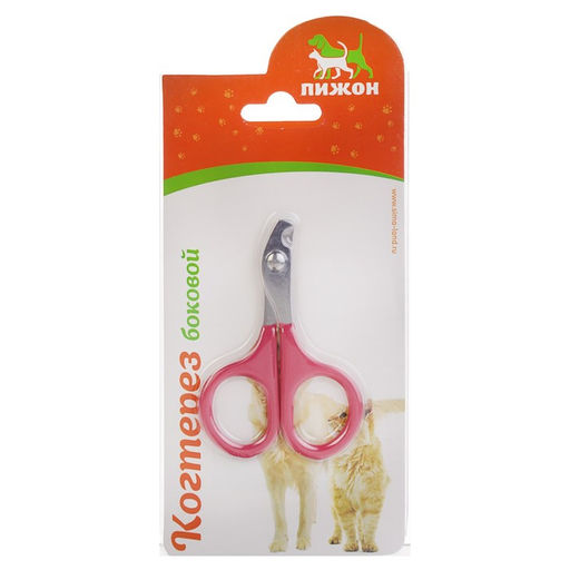 Ножницы-когтерезы с прорезиненными ручками, 8 х 5 х 0,3 см, эконом, микс цветов - Пижон фото 4