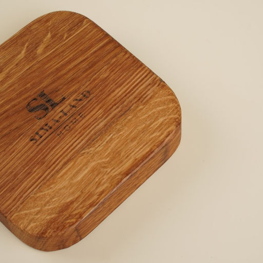 Набор тарелок - подставок SL Home, 10×10×2 см, 3 шт, дуб