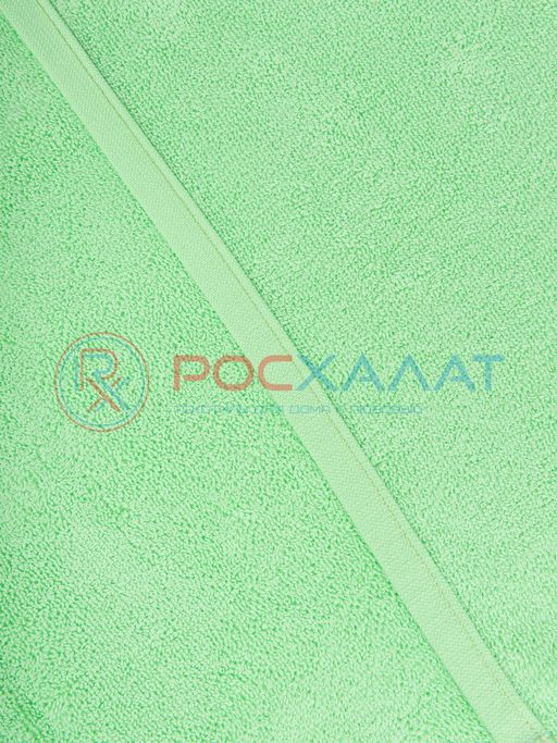 Махровое полотенце без бордюра салатовое ПМ-48 50х90