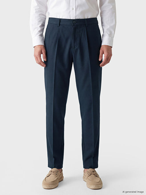 Slim Fit Pamuklu Erkek Kuma? Pantolon