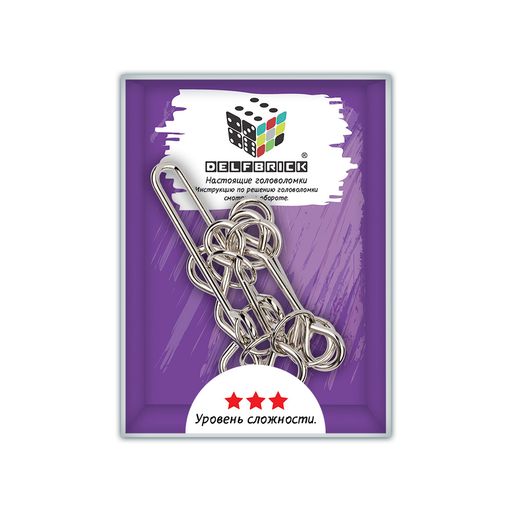 DELFBRICK DLM-41 Головоломка металлическая 1 шт Лестница 12 элемент