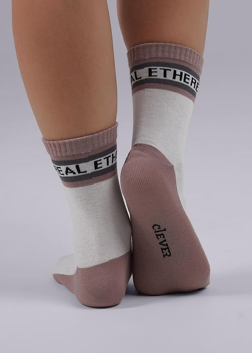 CLE Носки жен.Д5461 Кварц хл+эл белый - Clever wear фото 2