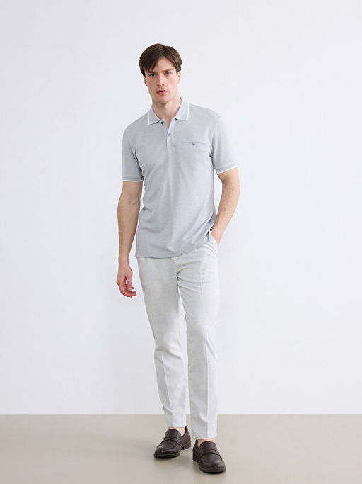 Polo Yaka Erkek Dokulu Ti??rt