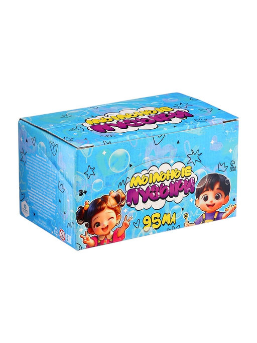 Цена за 15 шт. Мыльные пузыри, 95 мл., цвет розовый