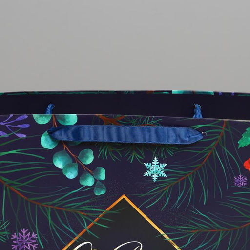 Цена за 2 шт. Пакет подарочный новогодний ламинированный «С Новым годом», L 40×31×11.5 см