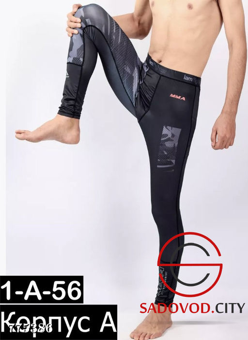 Тайтсы компрессионные спортивные мужские