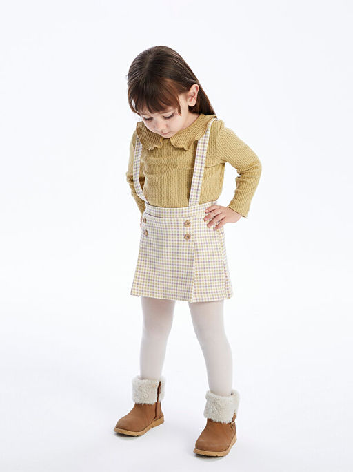 Bebe Yaka Desenli K?z Bebek 3l? Tak?m - Waikiki фото 2