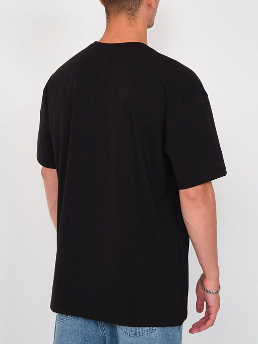 Черная футболка False not true - 0not1 фото 5