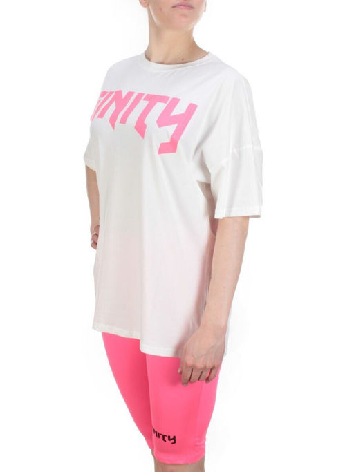 KD-865 WHITE/CRIMSON Костюм-двойка женский 7986 TREND