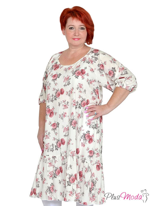 Платье Модель №1253 размеры 44-84 - Plusmoda фото 2