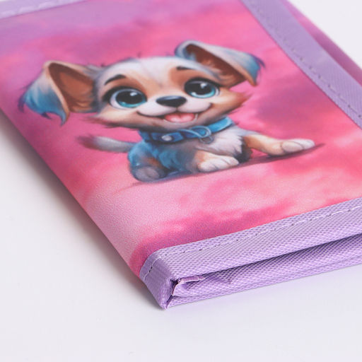 Кошелёк детский на липучке «Выбражулька», розовый