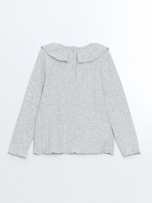 Bisiklet Yaka Uzun Kollu Bask?l? K?z Bebek Bluz ve Tayt 2li - Waikiki фото 3