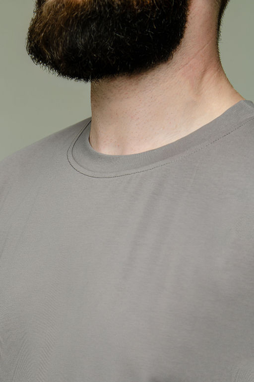 Арт. 67114/10 Футболка мужская 48-58 (6 шт) Цвет:серо-бежевый - Идеал фото 5