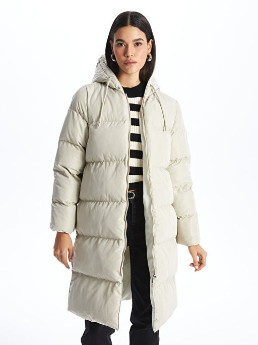 Kap??onlu D?z ?ift Tarafl? Kad?n ?i?me Mont - Waikiki фото 2